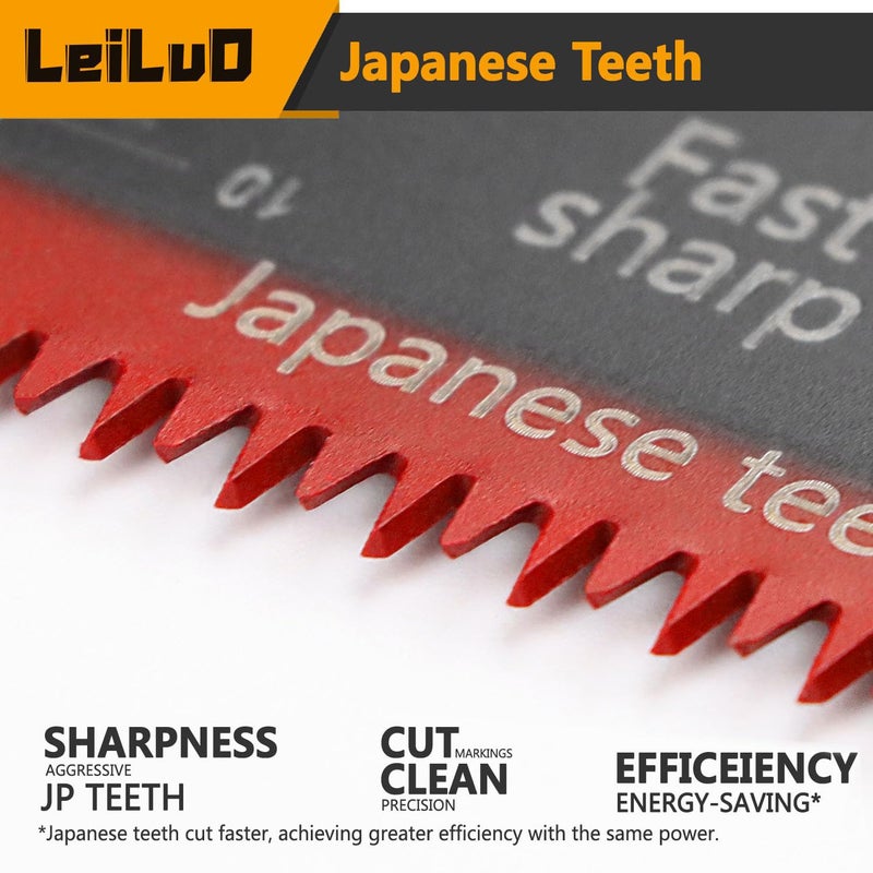 LEILUO 15Pcs Oscillating Saw Blades Japanese Teeth Multi Tool Blade Fast Cutting Wood Extra Long Oscillating Tool Blades Compatible with DeWalt Makita & More - Image 2